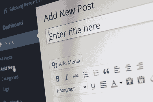 création d'un nouvel article sous wordpress