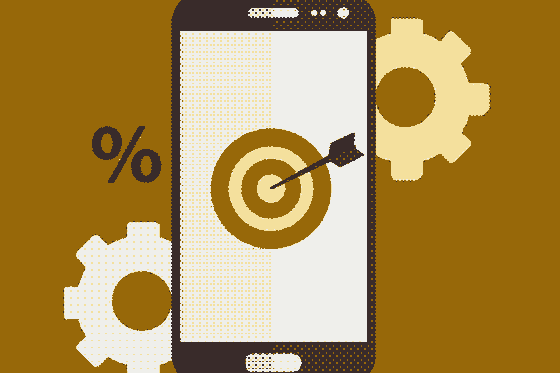 illustration du marketing mobile